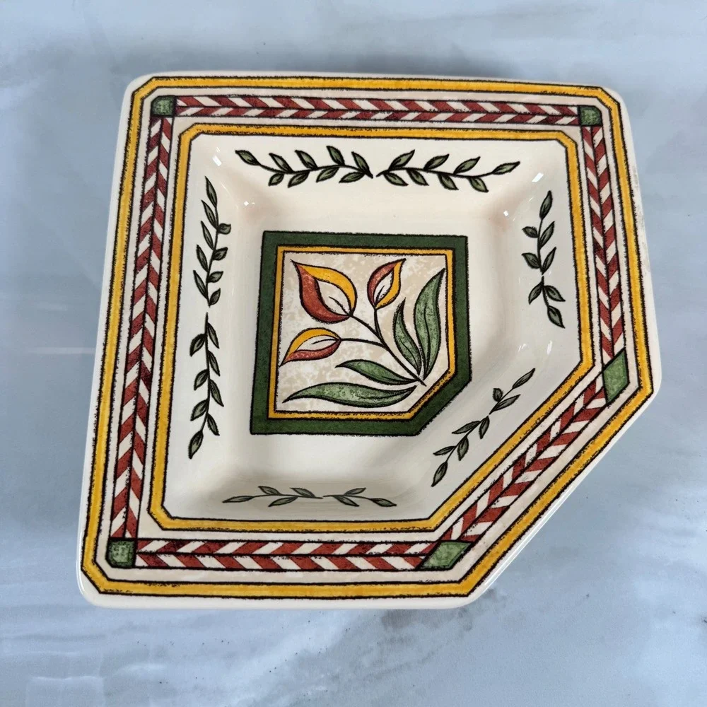 Williams-Sonoma Italian Tile Angled Bowl Replacement Made‎ in Italy